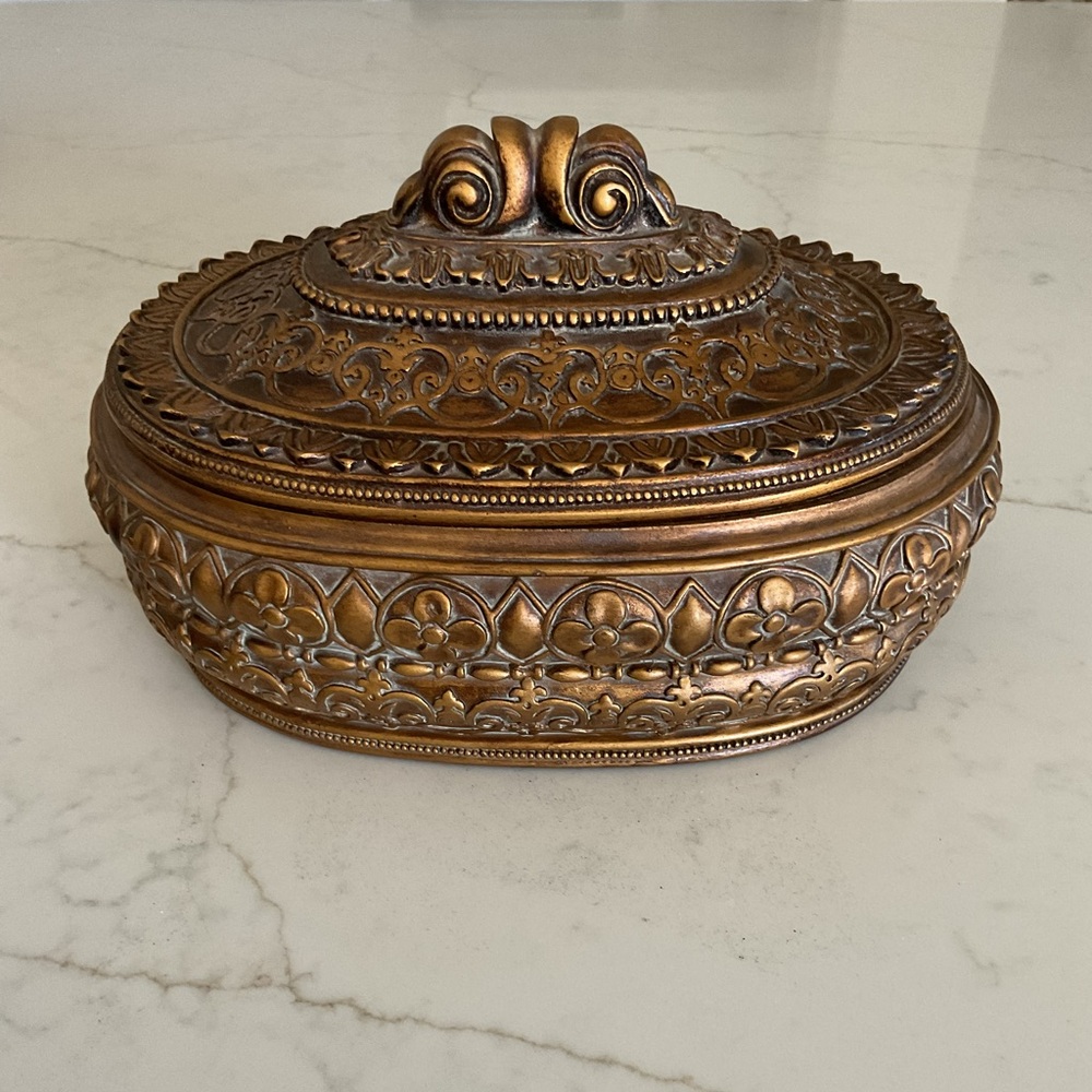 Ornate Gold Decorative Box